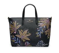 Sara Miller London Tote, Women's Bag for Work, Travel, Laptop, Shoulder Handbag with Zipper Closure, Medium, Botanic Black