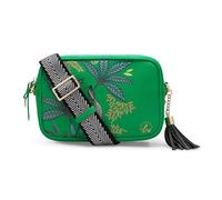 Sara Miller London Women's Crossbody Bag, Camera Travel Purse with Zipper Closure, Botanic Green