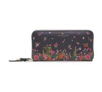 Sara Miller London Zip Around Wallet, Women's Purse Clutch, Coin Pocket and Card Holder, Faux Leather, Large, Ditsy Floral Navy Blue