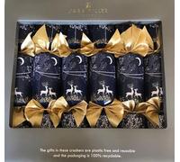 Sara Miller Luxury Moonlight Dreams Deer Christmas Crackers