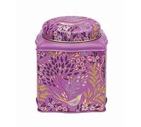 Sara Miller New Havali Pink Birds Wavy Dome Tea Caddy 105 x 105 x 110mm