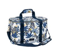 Sara Miller Oval Insulated Family Cool Bag 30L Black/White