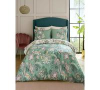 Sara Miller Passiflora Pure Cotton Sateen Bedding Set Green Mix