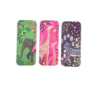 Sara Miller Set of 3 Floral Animal Sliding Tins - Choice of Design - Set A