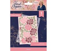 Sara Signature - Floral Elegance 4" x 6" Stencil - Perfect Peonies by Crafters Companion