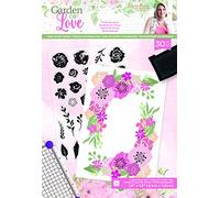 Sara Signature Garden of Love-A5 Acrylic Stamp-Floral Bouquet