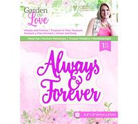 Sara Signature Garden of Love-Metal Die-Always and Forever, Silver, One Size