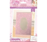 Sara Signature Gold-5"x7" Cut & Emboss Folder-Decorative Rose Frame, One Size,S-RG-CEF-DRF