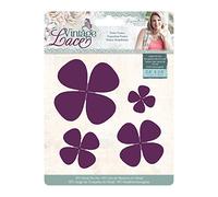 Sara Signature Vintage Lace-Metal Die-Petite Posies, Silver, One Size