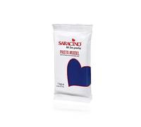 Saracino Sugar Paste Model Colored For Modeling 1 Kg Gluten-Free Made In Italy (Navy Blue)