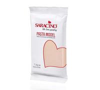 Saracino Sugar Paste Model Flesh-Colored Modelling Paste 1 kg Gluten Free Made in Italy