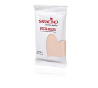 Saracino Sugar Paste Model Flesh-Colored Modelling Paste 250 g Gluten Free Made in Italy