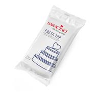 Saracino Sugar Paste Top White Fondant for Covering 1 kg Made in Italy