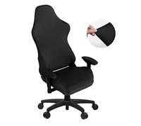 SARAFLORA Gaming Chair Covers Stretch Washable Computer Chair Slipcovers for Armchair, Swivel Chair, Gaming Chair,Computer boss Chair (Black, X-Large)