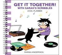 Sarah Andersen Sarah's Scribbles 12-Month 2026 Monthly/Weekly Planner Calendar in White Sarah Andersen White