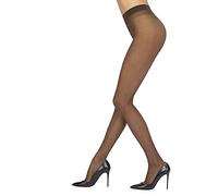 Sarah Borghi Women's Tights 40 Denier, Lycra Socks with Silk Gusset and Flat Seam, Made in Italy, mocha, S-M