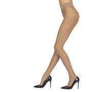 Sarah Borghi Women's Tights 40 Denier, Lycra Socks with Silk Gusset and Flat Seam, Made in Italy, Nude, L