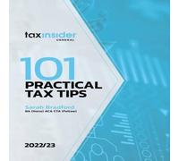 Sarah Bradford 101 Practical Tax Tips 2022/23 Paperback Book Sarah Bradford Multicolor