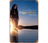Sarah Brightman: Harem - a Desert Fantasy Movie Poster Retro Metal Tin Sign Wall Home Wall Art Metal Tin Sign,cave,bar,Club, Metal Tin Sign 8x12 Inches