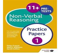 Sarah Collins 11+ Non-Verbal Reasoning Practice Papers 1 Paperback Book Sarah Collins Multicolor