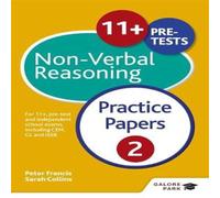 Sarah Collins 11+ Non-Verbal Reasoning Practice Papers 2 Paperback Book Sarah Collins Multicolor