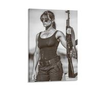 Sarah-Connor Posters Picture Print Canvas Poster Wall Paint Art Posters Decor Modern Home Artworks 12x18inch(30x45cm)