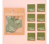 Sarah Hearts Over It Seam Ripper Woven Labels for Dressmaking - per Pack of 8