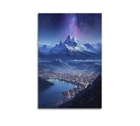 Sarah J. Maas Book Art A Court of Thorns And Roses Velaris 4 Canvas Poster Bedroom Decor Landscape Office Room Decor Gift 12x18inch(30x45cm)