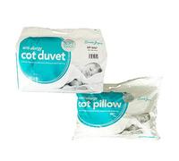 Sarah Jayne Anti-Allergy Duvet/Quilt & Pillow, 7.5 Tog Cot Bed