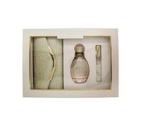 Sarah Jessica Parker Lovely Edp Spray 100ml, Rollerball 10ml and Gold Clutch Bag