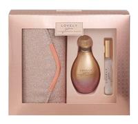 Sarah Jessica Parker Lovely You Gift Set 100ml EDP Spray + 10ml EDP + Rose Clutch