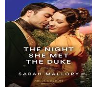 Sarah Mallory The Night She Met The Duke Paperback Book Sarah Mallory Multicolor