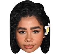 Sarah Monteil (Flower) Big Head. Larger than life mask.