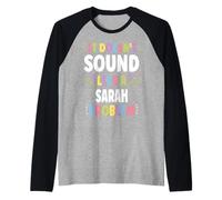 Sarah Personalized Women's Gift Custom Sarah Raglan Baseball Tee