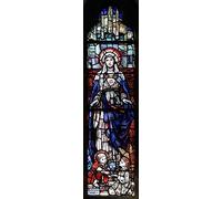 Sarah Purser photo A4 loughrea st brendan s cathedral baptistry window st ita catherine o brien 2019