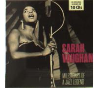 SARAH VAUGHAN - MILESTONES OF A JAZZ LEGEND 10 CD NEW