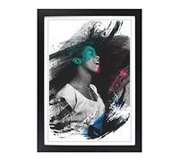 Sarah Vaughan V2 Framed Print | A2 Black Framed Wall Art | Ready to Hang | Modern Nature Picture | Living Room Bedroom Lounge Office