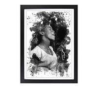 Sarah Vaughan V3 Framed Print | A2 Black Framed Wall Art | Ready to Hang | Modern Nature Picture | Living Room Bedroom Lounge Office