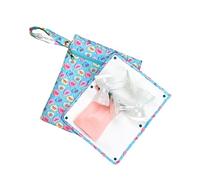 Sarah Wells Pumparoo Wet Dry Bag for Breast Pump Parts - Compact Organizer with Waterproof Pocket, Staging Mat & Fridge Hack - Machine Washable Pumping Accessory (Candy Conversation Hearts)