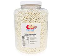 Sarah's Candy Factory Vanilla Mini Dehydrated Marshmallows in Jar - Mini Marshmallow Bits for Hot Cocoa (2.5 Lbs)