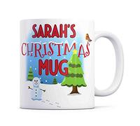 Sarah's Christmas Mug. Festive Mug for Sarah. Perfect Present for Xmas.