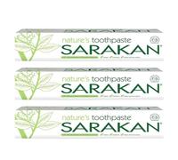 Sarakan Nature’s Toothpaste (50 ml) | Vegan Toothpaste | Fluoride Free | Suitable for Adults and Children - 3 Pack