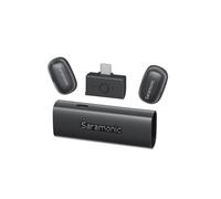 Saramonic Air SE Wireless Mini Microphone for iPhone 17/16/15 & Android, 48kHz/24-bit, AI Noise Cancellation, Clip on Content Creator Microphones for YouTube Tiktok Podcast Vlogging