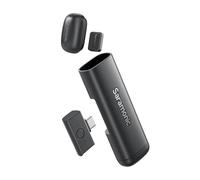 Saramonic Air SE Mini Microphone for iPhone 17/16/15 & Android, 48kHz/24-bit Audio, AI Noise Cancellation, Clip-On Mic for YouTube, TikTok, Interview, Vlogging Wireless Lavalier Microphone