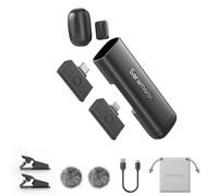 Saramonic Air SE Wireless Mini Microphone for iPhone & Android, 48kHz/24-bit, AI Noise Cancellation, Clip on Content Creator Microphones for YouTube Tiktok Podcast Vlogging