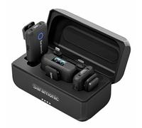 Saramonic Blink 500 B2+ 2-Person Wireless Mic System with Device Mount Receiver 3.5mm, USB-C & Lightning Outs, Charging Case, Noise Canceling Magnetic