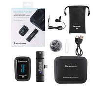 Saramonic Blink 500 Pro X B5 Wireless Mic System with Lavalier & USB-C Receiver for for iPhone 15, Android, iPad, Mobile & Computers, Black