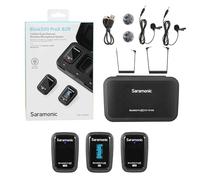 Saramonic Blink 500 Pro X Wireless Mic System w/Lavaliers & USB-C Receiver for iPhone 15, Android, iPad, Mobile & Computers, Black (BLINK500 Pro X B2R)