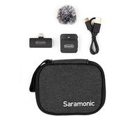 Saramonic Blink Microphone Clip-On Wireless System with Camera-Mount Dual-Receive (1-Person Clip-On B5)(BLINK100B5)