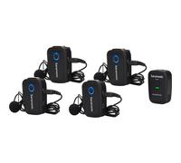Saramonic Blink 500 T4 4-Person Wireless Clip-On Microphone System with Lavaliers for Cameras & Mobile Devices